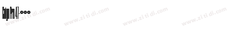 Coign Pro 47字体转换 Coign Pro 47字体转换